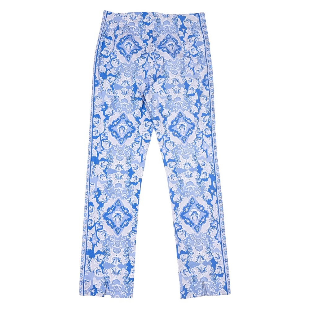 Gretchen Scott Pants Womens Size Medium Blue Floral Paisley - Lot of 2 - Preppy - Picture 5 of 9